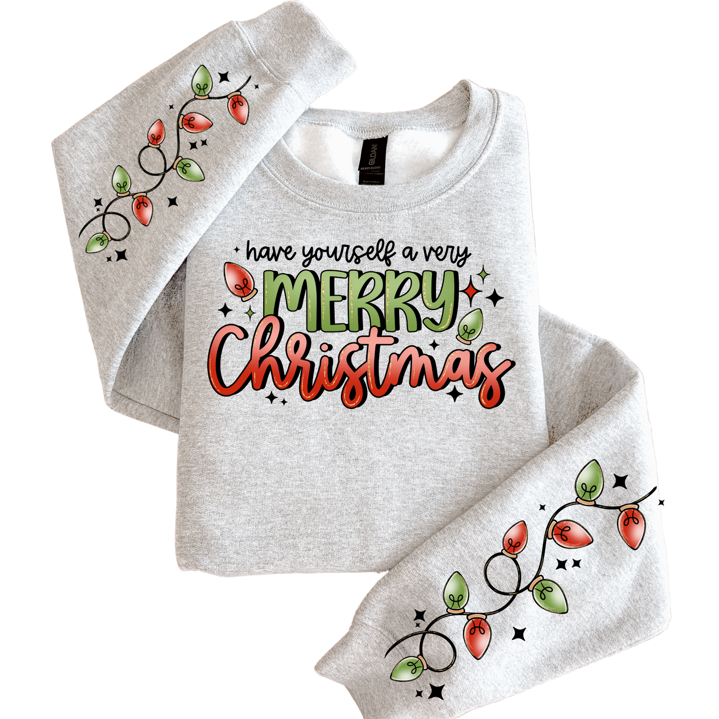 Merry Christmas with Sleeve print