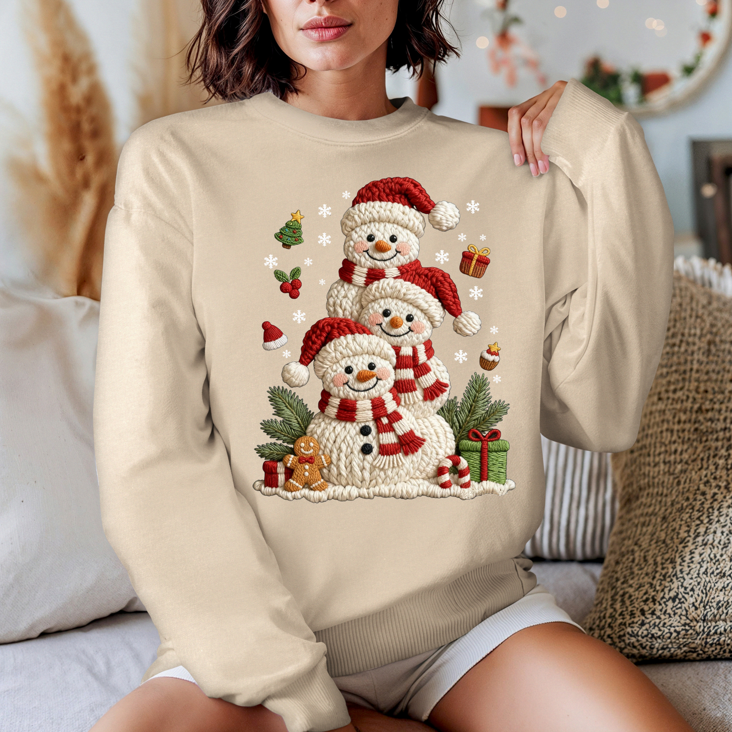 Snowman Crewneck Sweater
