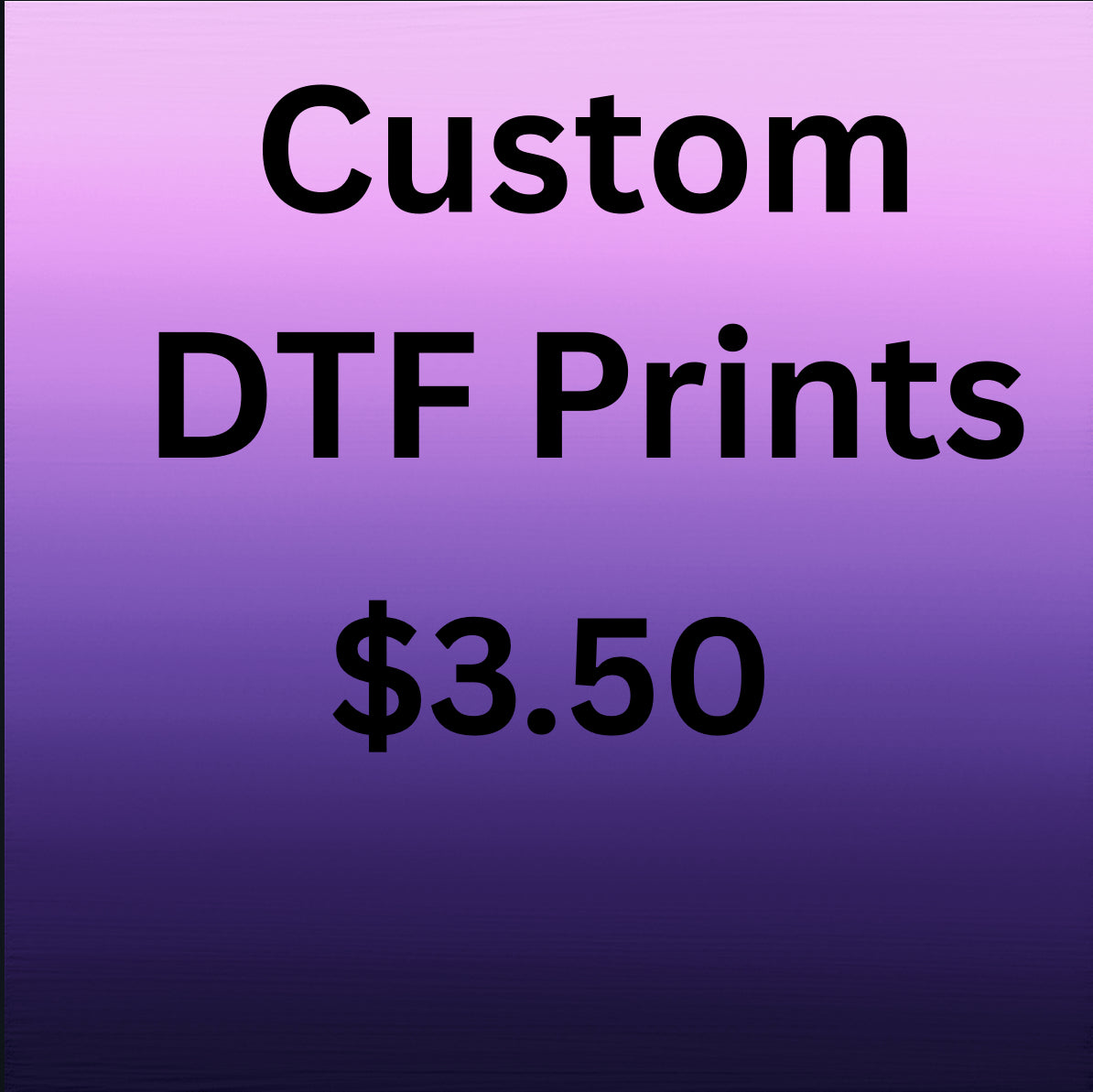 Custom DTF Prints