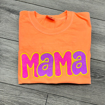 Mama Embroidered T- Shirt