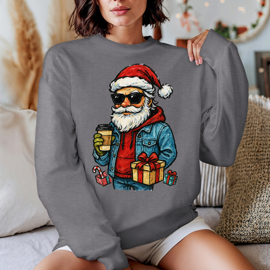 Cool Santa Crewneck Sweater