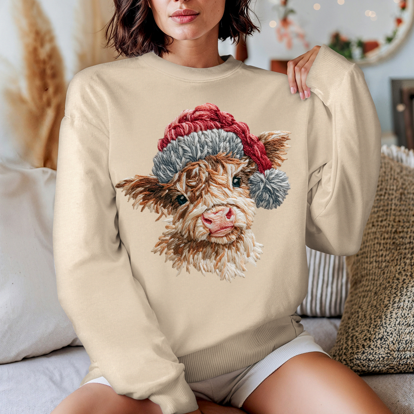 Highland Cow  Crewneck Sweater