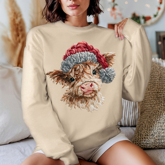 Highland Cow  Crewneck Sweater