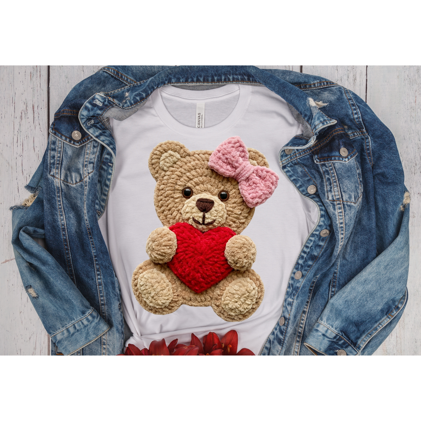 Red Heart Bear