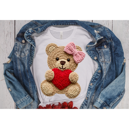 Red Heart Bear