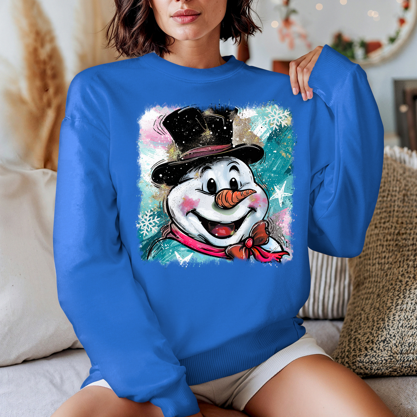 Jolly Snowman Crewneck Sweater