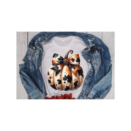 Cow Print Pumpkin