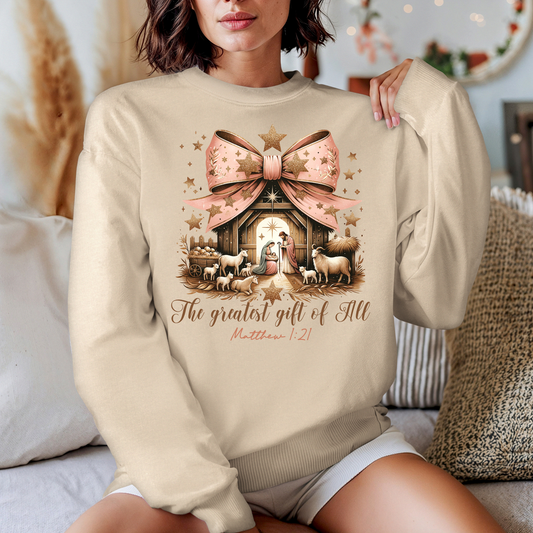The Greatest Gift Of All Crewneck Sweater