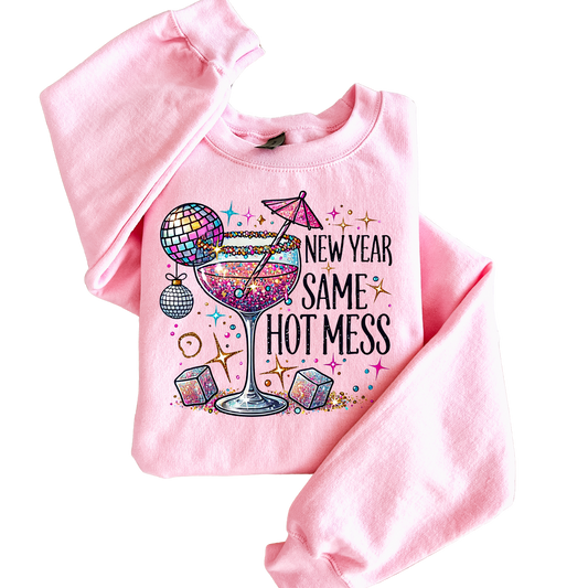 Near Year Same Hot Mess (Black)