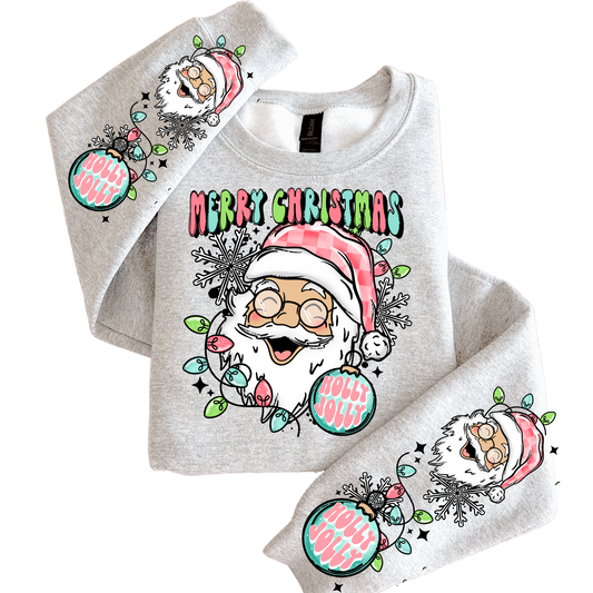 Merry Christmas with Sleeve Prints