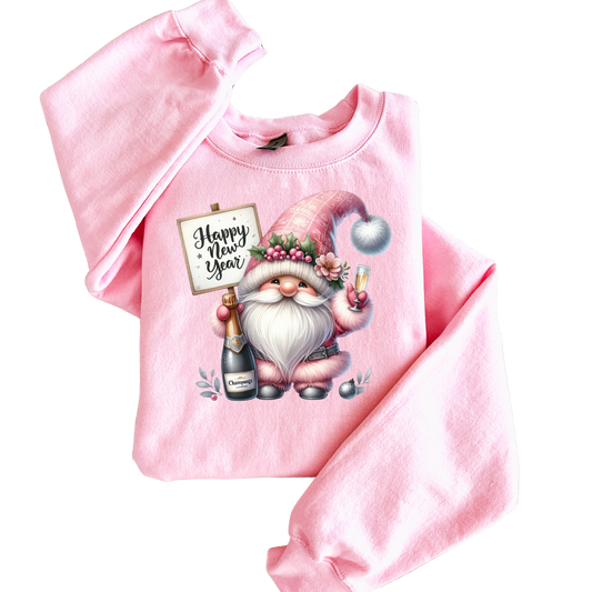 Happy New Year Pink Gnome