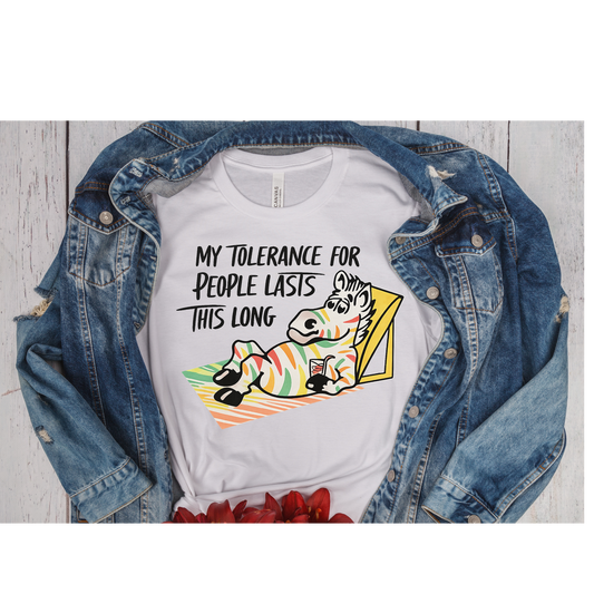 My Tolerance For People