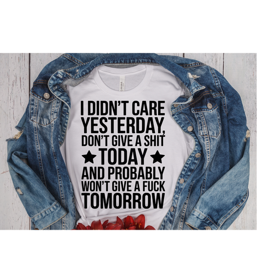 I Didn't Care