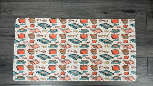 Coffee & Books Desk Mat