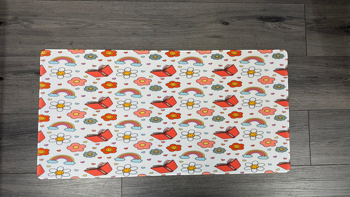 Daisy’s & Rainbows Desk Mat