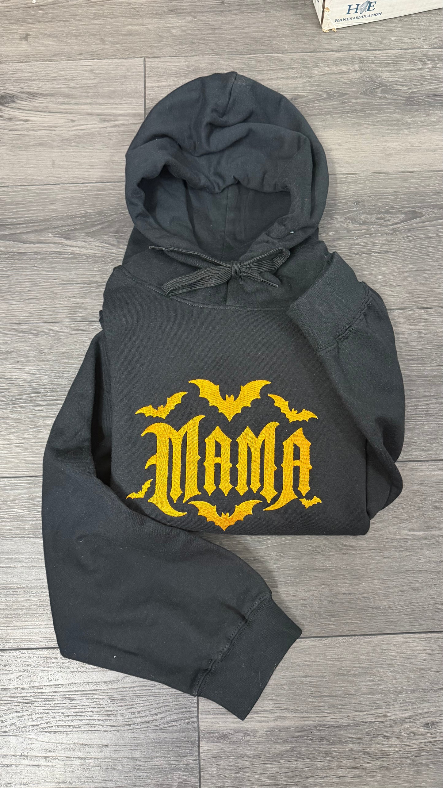 Halloween Mama Embroidered Hoodie Sweater