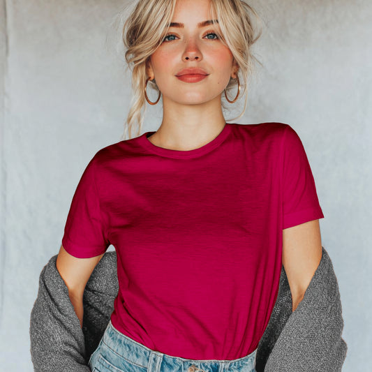 Heather Canvas Red