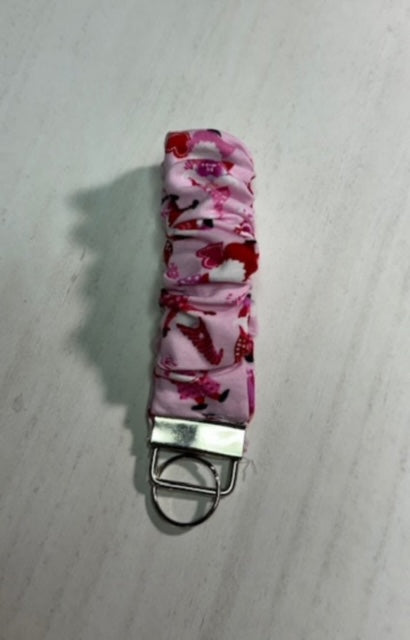Gnome Scrunchie Wristlet Keychain