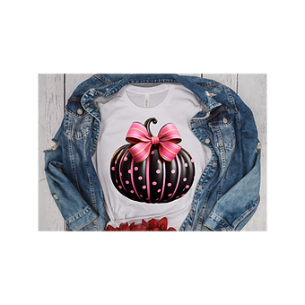 Pink & Black Pumpkin